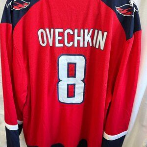 NWT Alex Ovechkin Capitals Jersey XL Fanatics Breakaway NHL Red